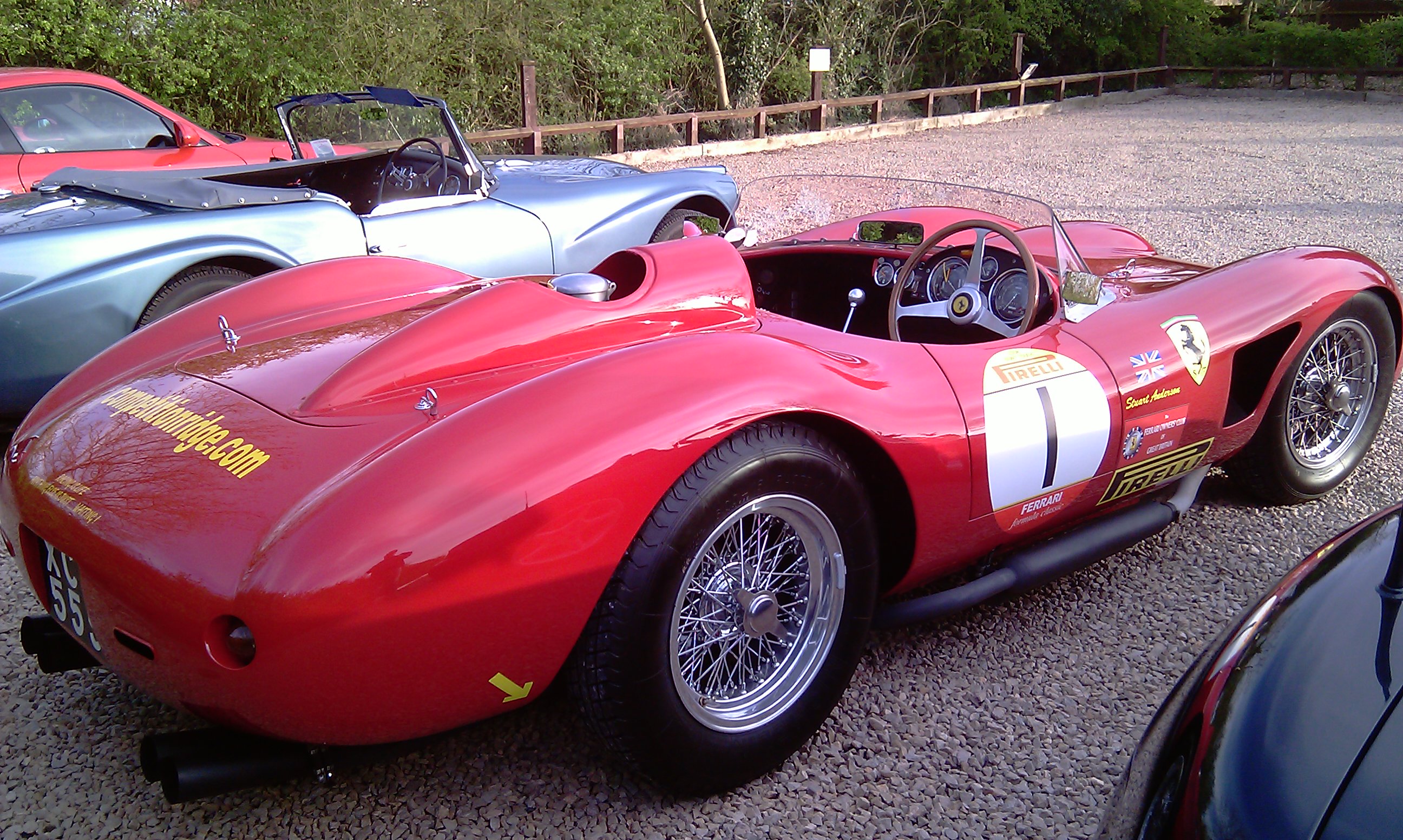 Ferrari 250 TR at the Gelsmoor Inn Griffydam